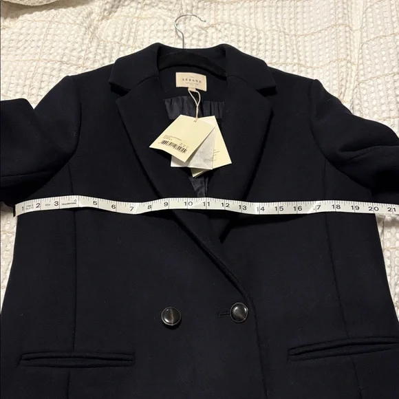 NWT Sezanne Johnson Coat Navy Size 8 - Picture 13 of 13